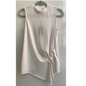 All Saints Smog White Duma Tank Top Small